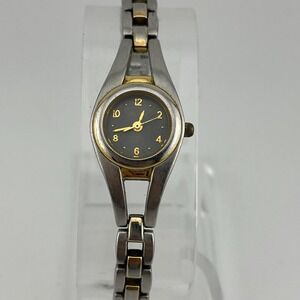 Fossil f2 Watch Women 19mm Case Two Tone 6.25" Band ES-9069 New Battery